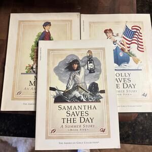 American Girl Pleasant Company Vintage Books Samantha Kirsten Lot 0f 3-90s